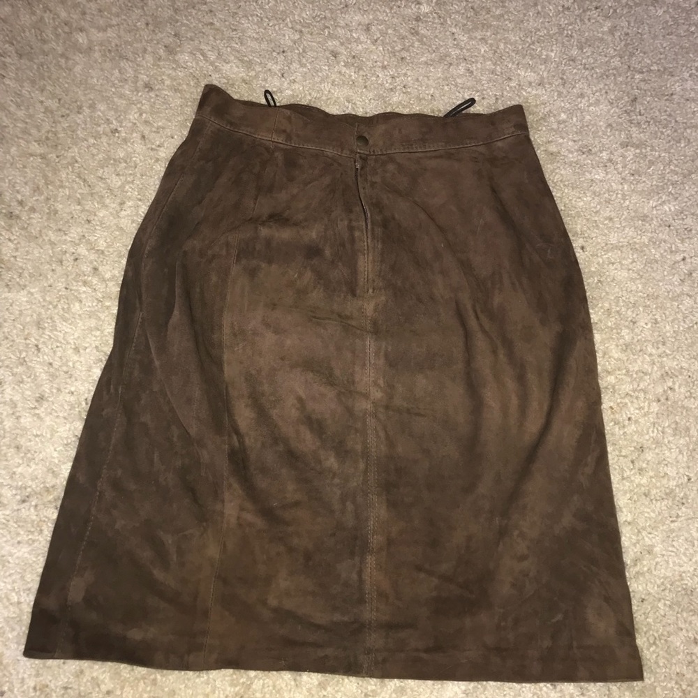 Bergedor leather skirt